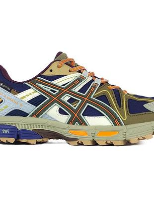 Мужские кроссовки хаки asics gel kahana 8 sweet blue haki gore tex х асикс 45