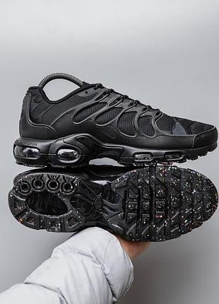 Мужские чёрные кроссовки nike air max terrascape tn plus black х эйр макс тн 41