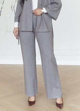 Штани із турецької костюмки l-xl. капучино