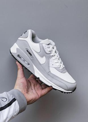Мужские серые кроссовки nike air max 90 gore-tex grey white х эйр макс 41