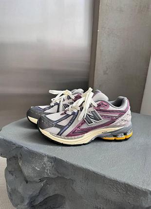 Жіночі сірі кросівки new balance 1906 grey purple х нью беланс 39