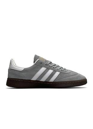 Чоловічі сірі кросівки adidas spezial grey white х адідас 45