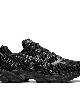 Черные кроссовки унисекс asics gel 1130 total black х асикс 38