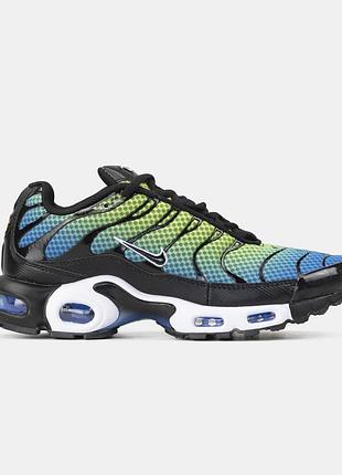 Чоловічі блакитні кросівки nike air max tn blue yellow black х ейр макс тн 41