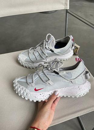 Мужские серые кроссовки nike acg mountain fly 2 smoke grey х маунтейн флай 41