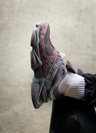 Замшеві сірі кросівки new balance 9060 truffle rich earth х нью беланс 40