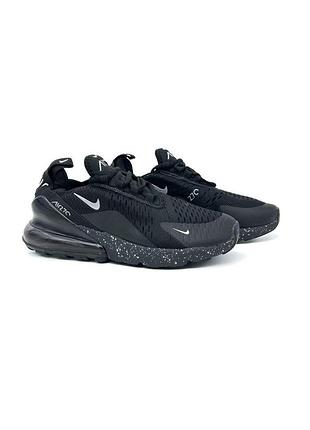 Чорні чоловічі кросівки nike air max 270 black white х ейр макс 42