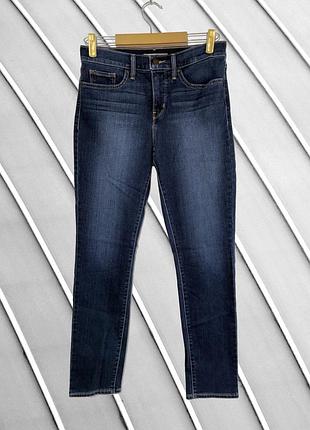 Женские синие джинсы levi's 311 s m оригинал скинни облегающие джинсы левайс левис левис зауженные левис со средней посадкой качественные бренд стан идеал 28 44