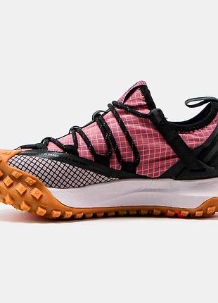 Рожеві кросівки унісекс acg mountain fly pink low gore-tex х маунтейн флай 42