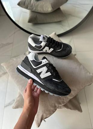 Жіночі кросівки new balance 574 legacy dark grey х нью беланс 40