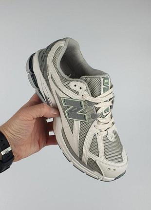 Бежевые кроссовки унисекс new balance 1906 beige х нью беланс 42