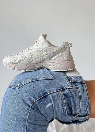 Бежеві кросівки new balance 530 beige premium х нью беланс 42