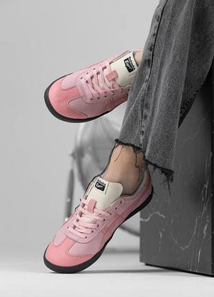 Женские розовые кроссовки asics onitsuka tiger token pink х асикс 36