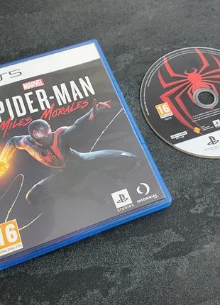 Диск marvel spider-man miles morales (playstation 5)