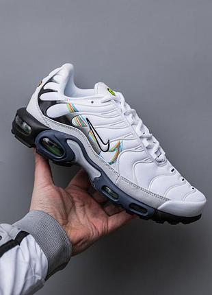 Мужские белые кроссовки nike air max tn plus white х эйр макс тн 45