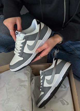 Жіночі сірі кросівки nike sb dunk low cool grey х данк 36