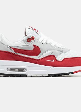 Белые мужские кроссовки nike air max 1 big head mode х эйр макс 41