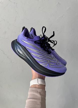 Фиолетовые кроссовки унисекс new balance fuelcell stone island purple х нью беланс 37