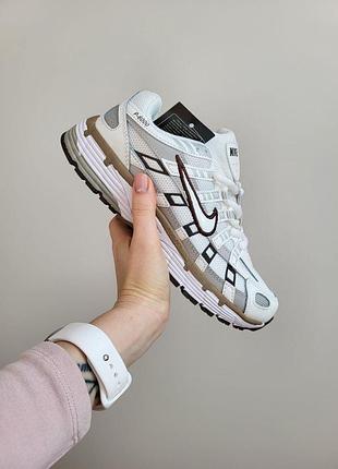 Жіночі бежеві кросівки nike p-6000 earth light bone х найк 36