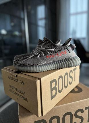 Серые кроссовки унисекс yeezy boost 350 v2 beluga 2.0 x изи буст 36