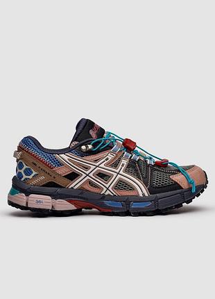 Женские коричневые кроссовки asics gel kahana 8 fl brown blue х асикс 38