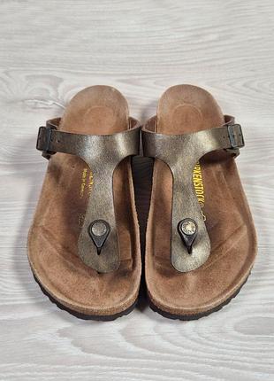 Женские шлепанцы вьетнамки birkenstock germany, размер 39