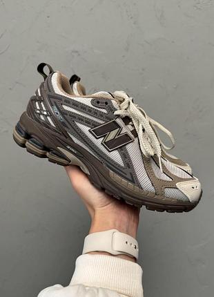 Бежевые кроссовки унисекс new balance 1906r mocha brown х нью беланс 43