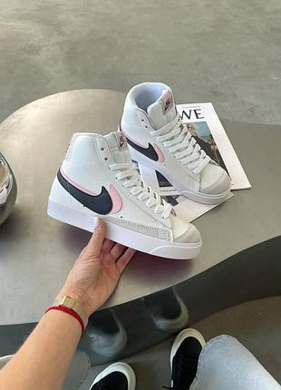 Жіночі білі кросівки nike blazer mid 77 white arctic х блейзер 41