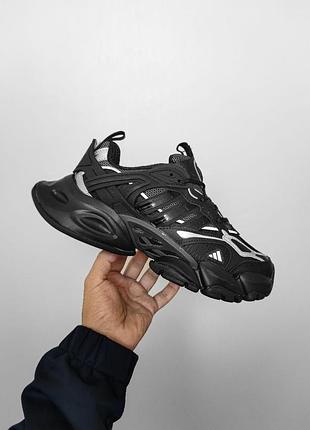 Чорні кросівки унісекс adidas vento xlg deluxe black x венто 39