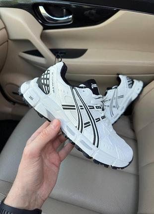 Женские белые кроссовки asics gel kahana 8 sp white black х асикс 39