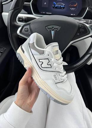 Серые кроссовки унисекс new balance 550 spectrum grey х нью беланс 37