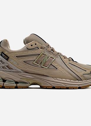 Бежевые кроссовки унисекс new balance 1906r beige х нью беланс 44