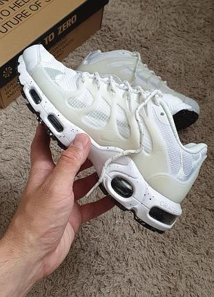 Белые кроссовки унисекс nike air max tn plus terrascape white х эйр макс тн 40