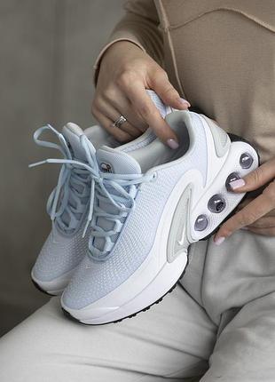 Женские голубые кроссовки nike air max dn blue white х эйр макс 38