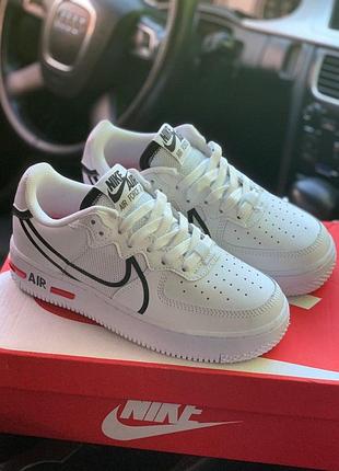 Белые кроссовки найк эйр форс 1 реакт унисекс nike air force 1 react white 41