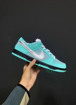 Мужские бирюзовые кроссовки nike sb dunk low tiffany lobster 2025 х данк 45