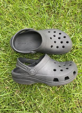 Крос сабо crocs дитячі чорні c11 (28-29р)
