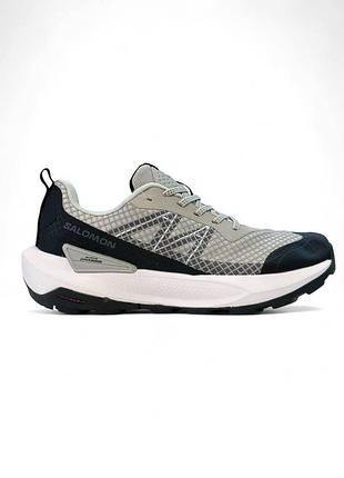 Чоловічі сірі кросівки salomon elixir activ light grey х саломон 43