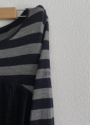Платье джинсовое синее в полосочку armani jeans ne diesel richmond boss 3
