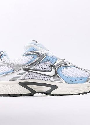 Белые кроссовки унисекс nike zoom vomero 5 rnr white silver sky blue х кортез 43