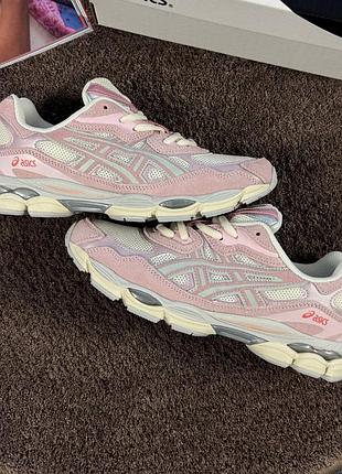 Asics gel-nyc white&pink