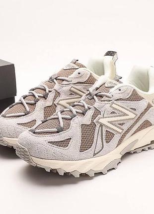 Серые кроссовки унисекс new balance 610 v1 grey beige х нью беланс 38