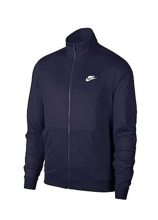 Чоловіча кофта олімпійка nike sleeve solid men sports jacket navy bq2014-451