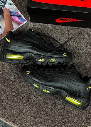Corteiz x nike air max 95 'black tour yellow'