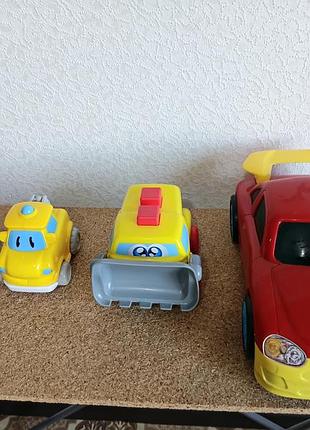 Набор качественных детских машинок и спецтехники (tonka, keenway, dickie) 4 шт