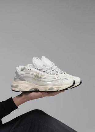 Белые кроссовки унисекс new balance 1000 white aime leon dore cream х нью беланс 40