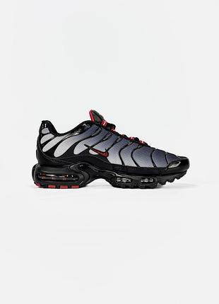 Чорно-білі кросівки унісекс nike air max tn plus blue grey red х ейр макс тн плюс 37