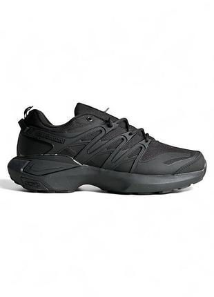 Чоловічі чорні кросівки salomon xt pu.re gore-tex termo black х саломон 41