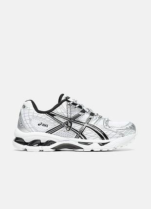 Мужские белые кроссовки asics gel nimbus 10.1 white black х асикс 41