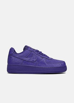 Фиолетовые кроссовки унисекс nike air force kobe bryant 1 low court purple 8/24 х найк эйр форс 36